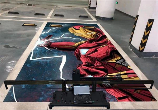 Vysokorychlostní 3D UV podlahový tiskový stroj TFP1000