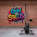 Profesionální double - Hlava 3d Vertical Graffiti nástěnná nástěnná nástěnná tiskárna